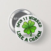 Spin11 bearbeitete Knopf Button (Vorne & Hinten)