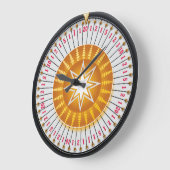 Spin-1-Wall-Uhren Große Wanduhr (Winkel)