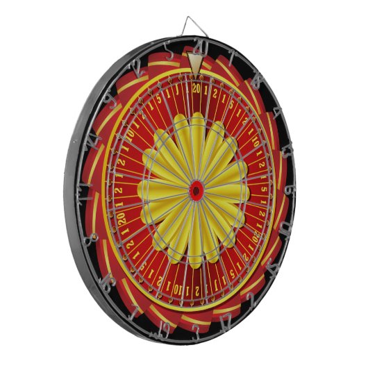 Spin 4 Dart Board Dartscheibe (Vorderseite Links)
