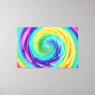 Spin 6 leinwanddruck