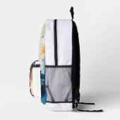 "Spin and Style: DJ Beats Design bag" Bedruckter Rucksack (Rechts)