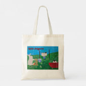 Spin Angora Tasche/Garntasche Tragetasche (Rückseite)