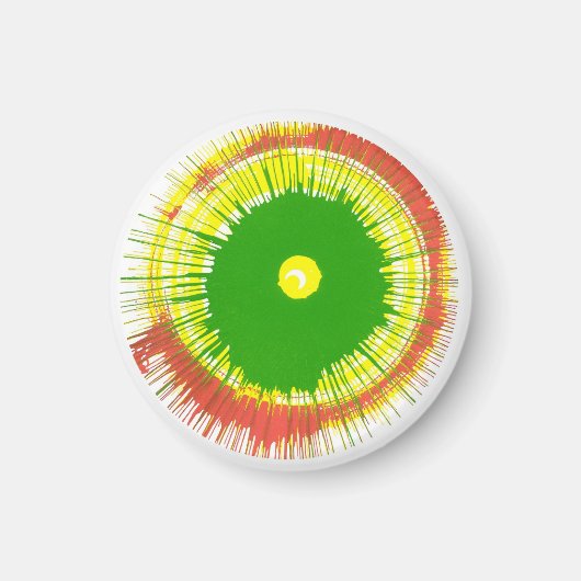 Spin Art Magnete Magnet (Vorne)