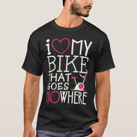 Spin Class Liebe My Bike Indoor Spinning Rad Wo T-Shirt (Vorderseite)