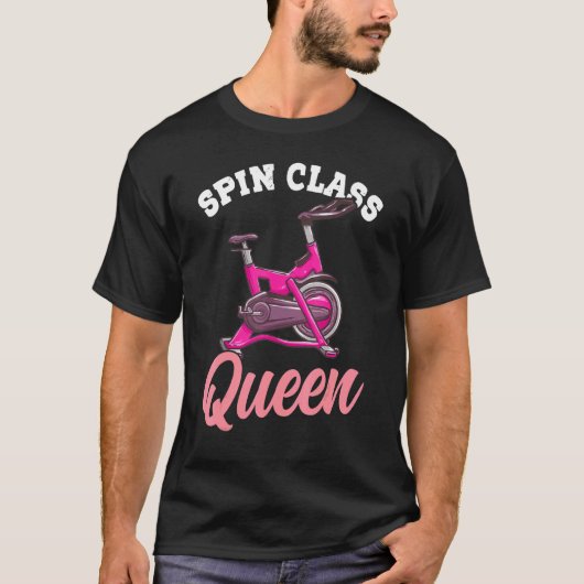 Spin Class Queen Indoor Cycling Women T-Shirt (Vorderseite)
