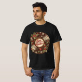 Spin Into Christmas – Fun Holiday Design T-Shirt (Vorne ganz)