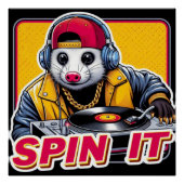 SPIN IT-OPOSSUM DJ 3 POSTER (Vorderseite)