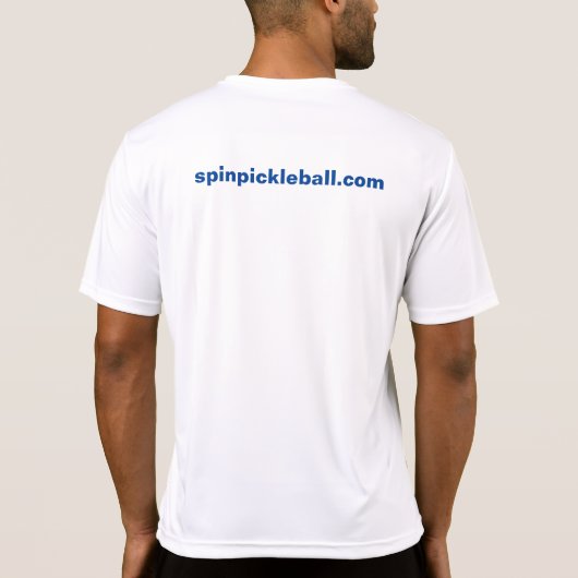 Spin-Pickleball T-Shirt (Rückseite)