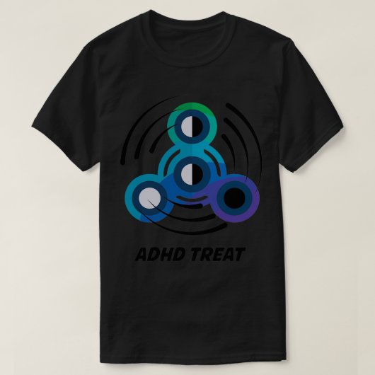 Spin Storm Toy Hand Spinner ADHD Bewusstsein T-Shirt (Design vorne)