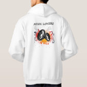 🎧 Spin Style: DJ Turntable Magic 🔥 Hoodie (Rückseite)