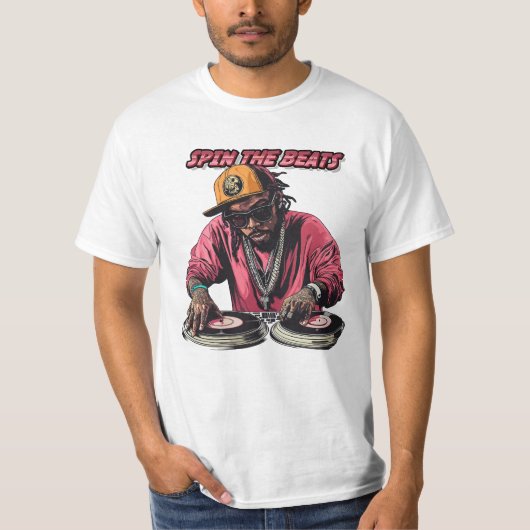 Spin the Beat T-Shirt (Vorderseite)