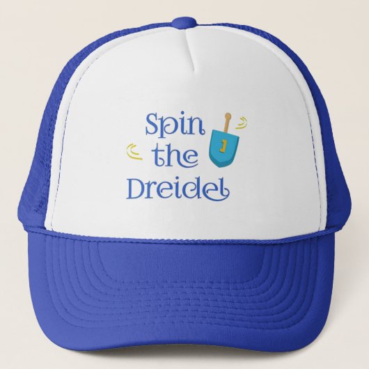 Spin the Dreidel Truckerkappe (Vorderseite)