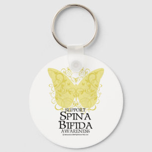 Spina Bifida Butterfly Schlüsselanhänger