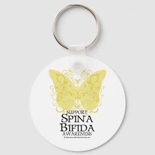 Spina Bifida Butterfly Schlüsselanhänger (Vorderseite)