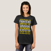 Spina Bifida Spina Bifida Survivor Ribbon T-Shirt (Vorne ganz)