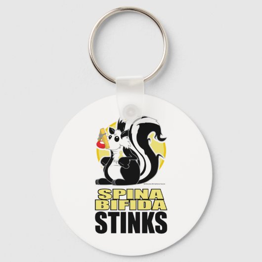 Spina Bifida Stinks Schlüsselanhänger (Vorderseite)