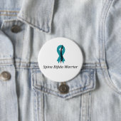 Spina Bifida Warrida Button mit Aquamariner Ribbon (Beispiel)