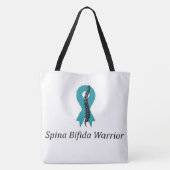 Spina Bifida Warrior Disability Friendly Tote Bag Tasche (Rückseite)