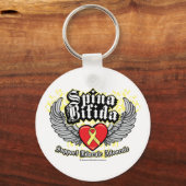 Spina Bifida Wings Schlüsselanhänger (Vorderseite)