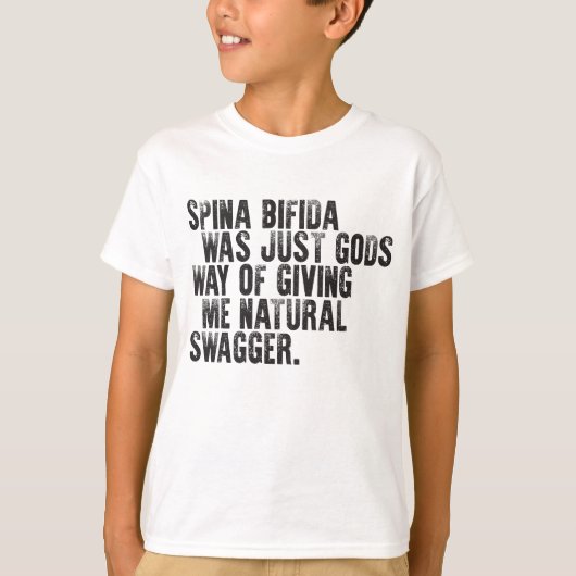 Spina- Bifidabewusstsein T-Shirt (Vorderseite)