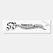 Spina- Bifidabewusstseins-Autoaufkleber Autoaufkleber (Vorne)