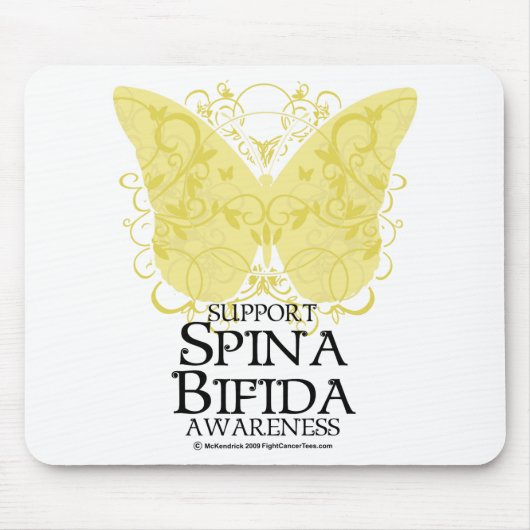 Spina- Bifidaschmetterling Mousepad (Vorne)