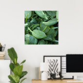 Spinach-Blätter Poster (Heimbüro)