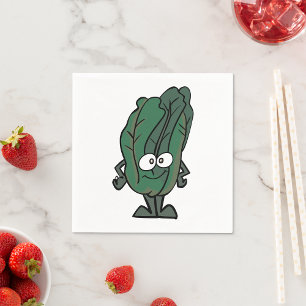 Spinach Face Paper Napkins Serviette