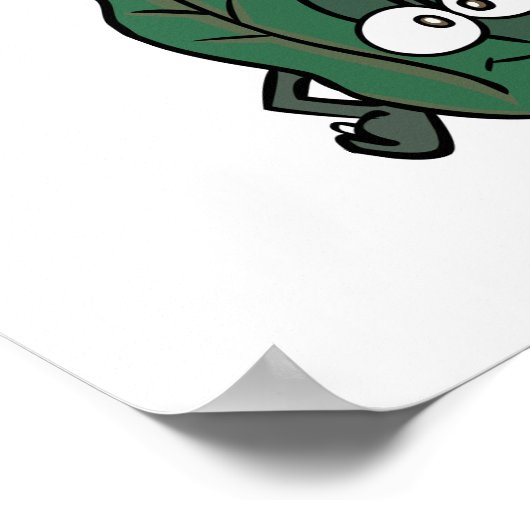 Spinach Face Poster (Ecke)