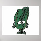 Spinach Face Poster (Vorne)