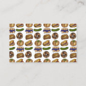 Spinach Jüdisches Deli Restaurant Lebensmittel Visitenkarte (Rückseite)