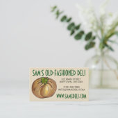 Spinach Jüdisches Deli Restaurant Lebensmittel Visitenkarte (Stehend Vorderseite)