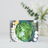 Spinach Postkarte (Stehend Vorderseite)