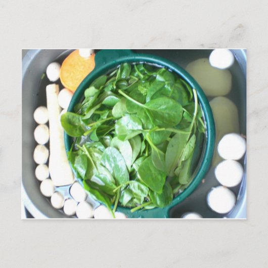 Spinach Postkarte (Vorderseite)
