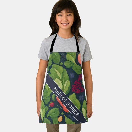 Spinach Rainbow Personalisiertes Muster Schürze (Insitu)