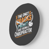 Spinal Alignment and Posture Recovery Große Wanduhr (Winkel)