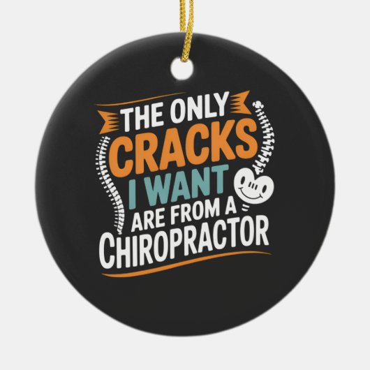 Spinal Alignment and Posture Recovery Keramik Ornament (Vorne)