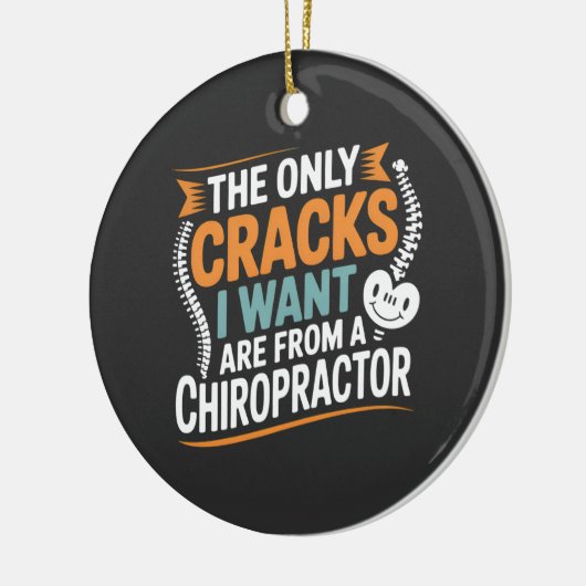 Spinal Alignment and Posture Recovery Keramik Ornament (Links)