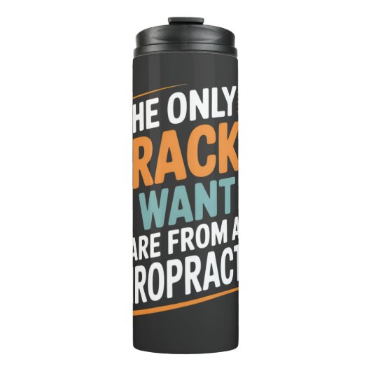 Spinal Alignment and Posture Recovery Thermosbecher (Vorderseite)