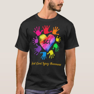 Spinal Cord Verletzungen Bewusstsein Hands Spinal T-Shirt