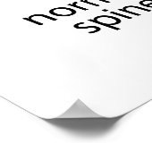 Spinal-Deformationstypen Poster (Ecke)
