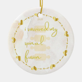 Spinal Fusion Christmas Ornament
