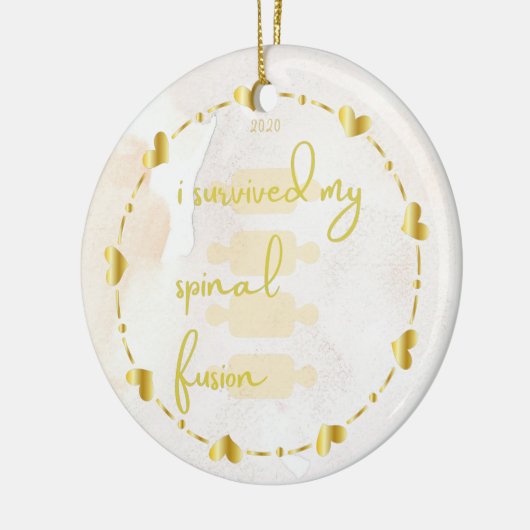 Spinal Fusion Christmas Ornament (Links)