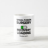 Spinal Fusion Erholung Gaben Spine Operation Lumba Kaffeetasse (Mittel)