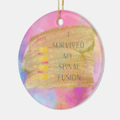 Spinal Fusion Memento Christmas Ornament (Links)