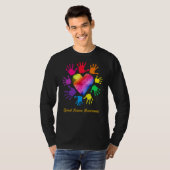 Spinale Fusionsbewusstsein Hände Spinale Fusion T-Shirt (Vorne ganz)