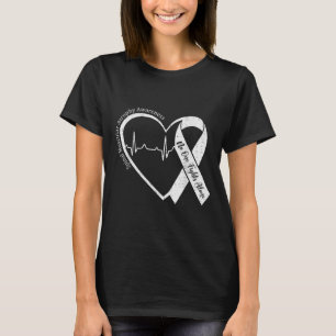 Spinale Muskelatrophie Sma Awareness Heart Ribbon T-Shirt