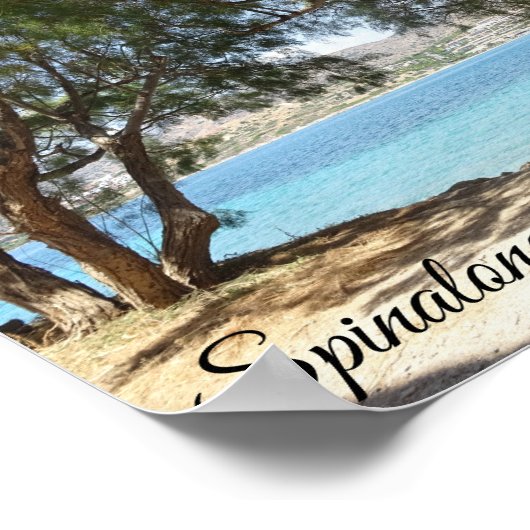 Spinalonga, Kreta Poster (Ecke)