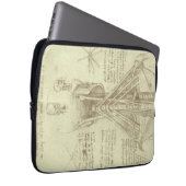 Spinalsäule des Menschen von Leonardo da Vinci Laptopschutzhülle (Vorne Rechts)