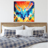Spinart! Phoenix Rising Leinwanddruck (Insitu (Schlafzimmer))